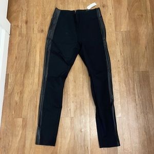 J. Crew Pixie Leather Mix Pants